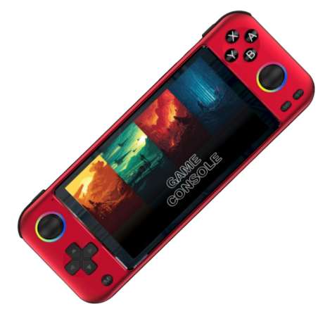 Console de Jeu Vidéo Portable Multifonctionnel R900 Écran IPS 5" 64 Go - Rouge · Smarty Paris